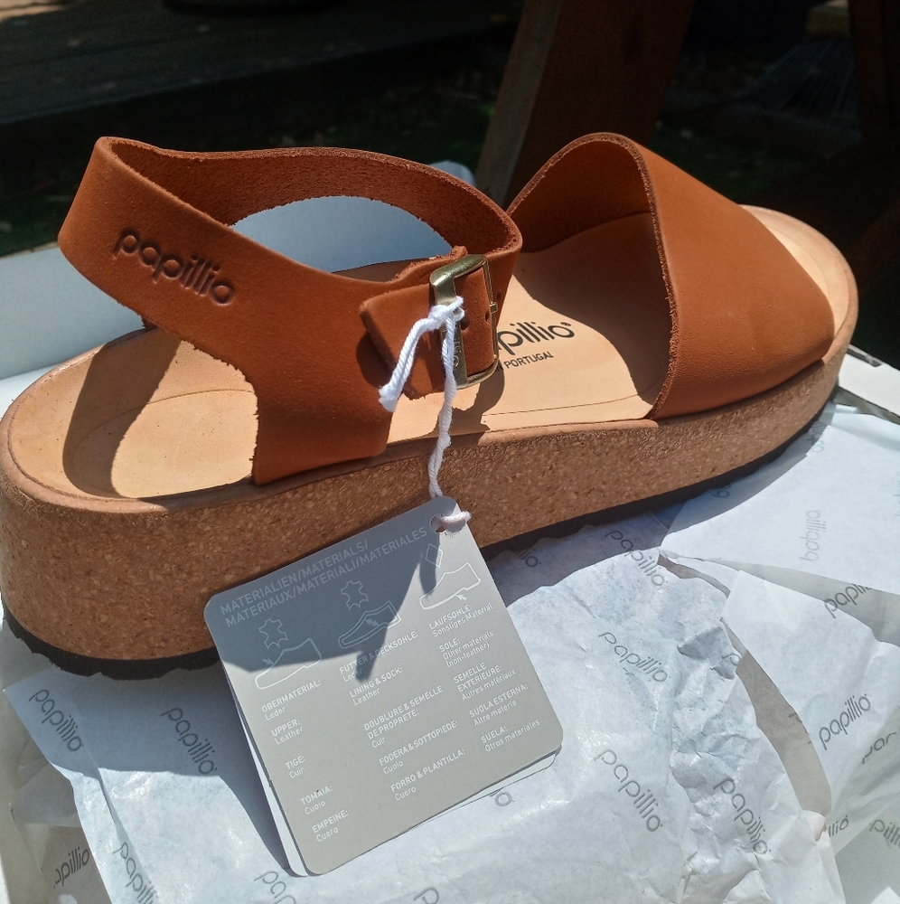 Papillio Birkenstock Glenda Pecan Sandals 40